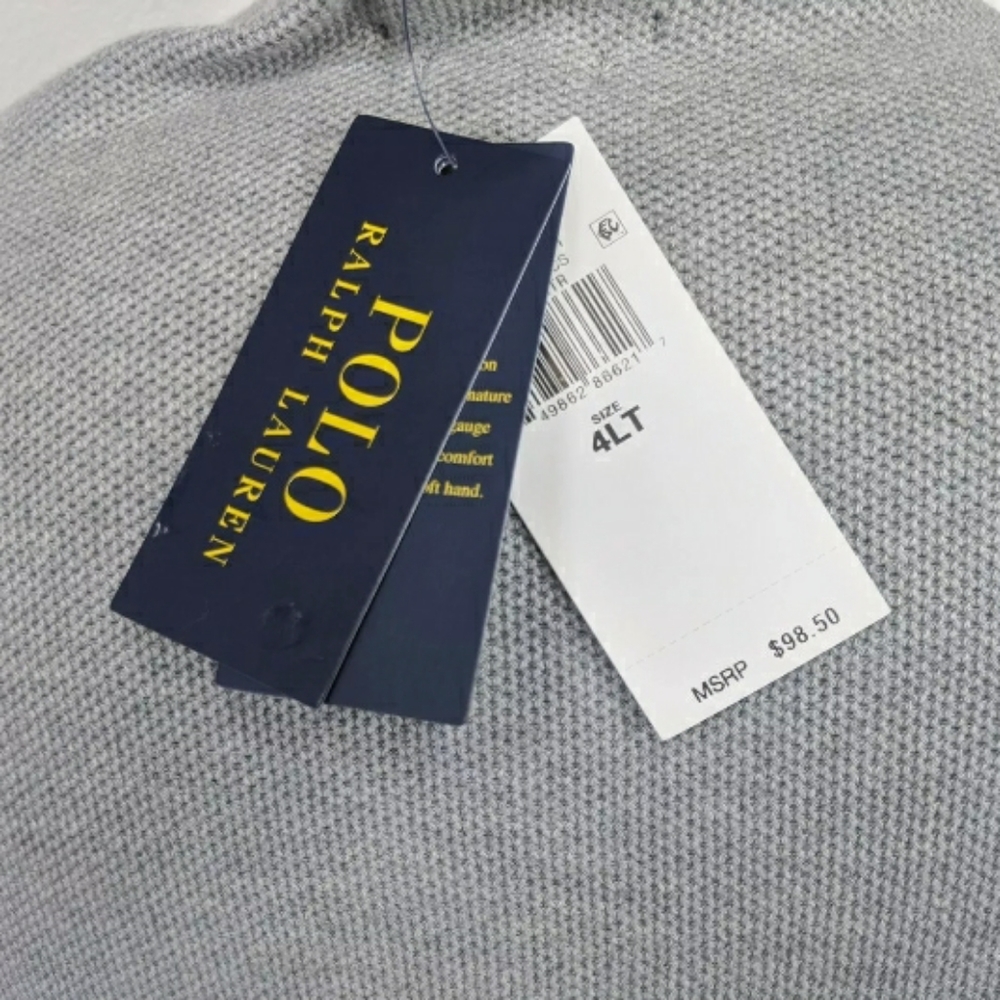Polo Ralph Lauren Pima Cotton Vneck Sweater Vest - Picture 5 of 9
